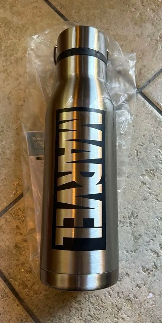 新品 MARVEL マーベル リングハンドル付 ステンレスボトル 1000ml