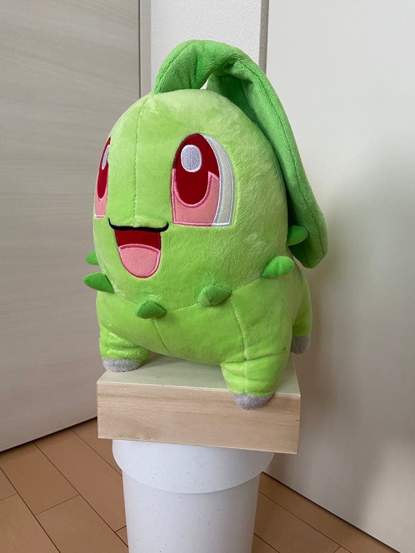 ポケットモンスター チコリータ 等身大 ぬいぐるみ 連れ歩き ポケパーク