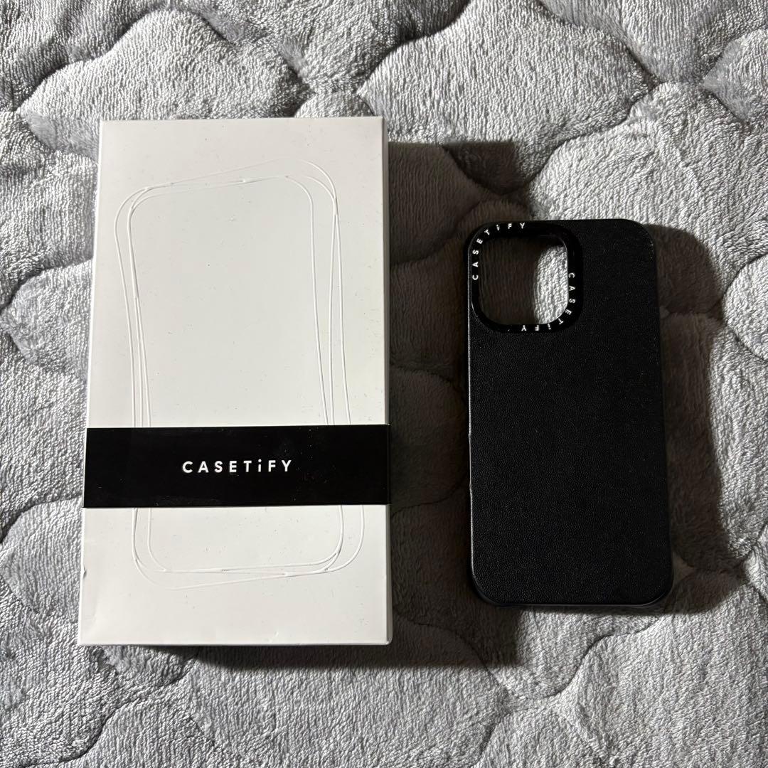 CASETiFY iPhone16用ケース ブラック