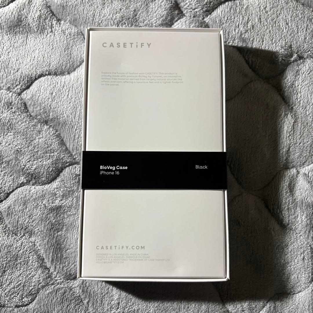 CASETiFY iPhone16用ケース ブラック