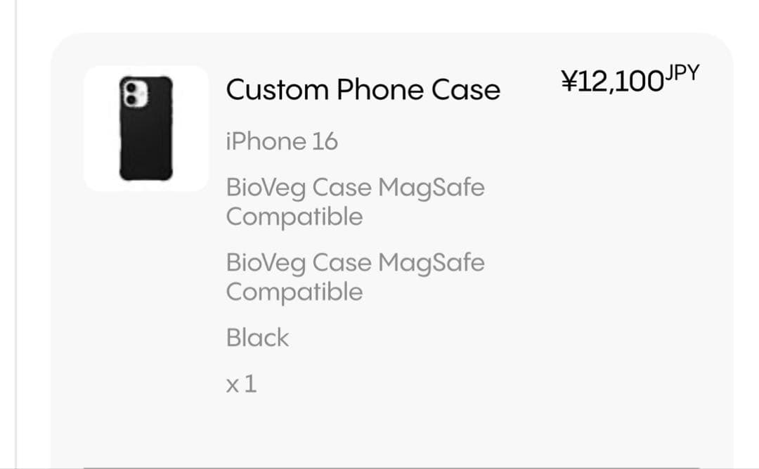 CASETiFY iPhone16用ケース ブラック