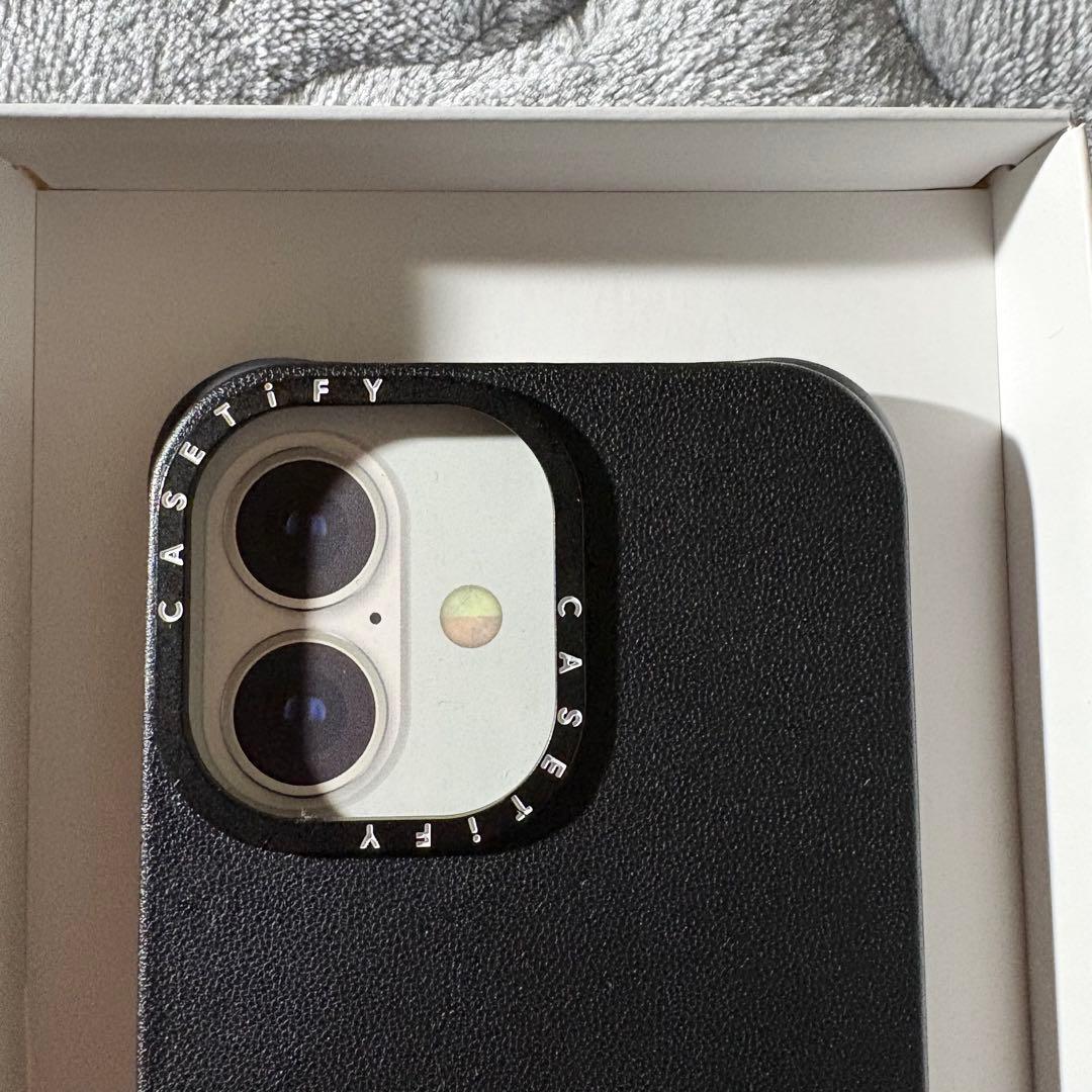 CASETiFY iPhone16用ケース ブラック