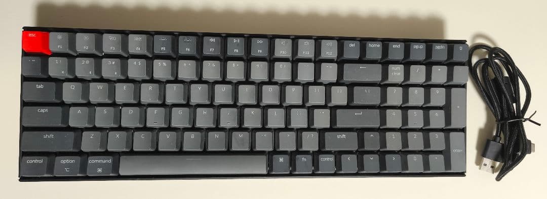 Keychronキークロン　メカニカルキーボードK4　茶軸ワイヤレス