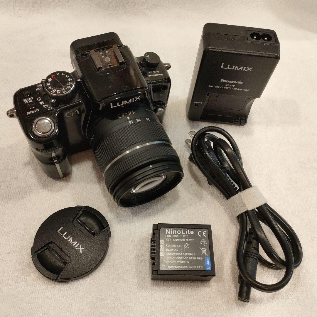 LUMIX DMC-G1 黒。デジタル一眼カメラ ボディ ミラーレス。
