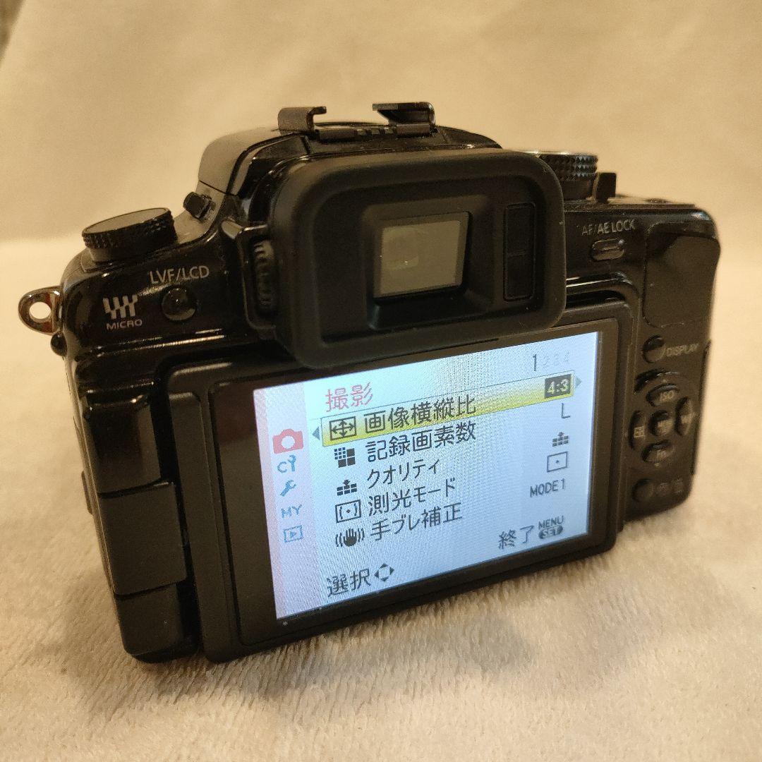 LUMIX DMC-G1 黒。デジタル一眼カメラ ボディ ミラーレス。