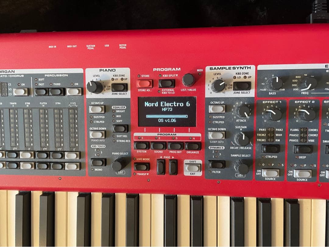 Nord Electro 6 HP 73 + 純正ソフトケース　動作確認済