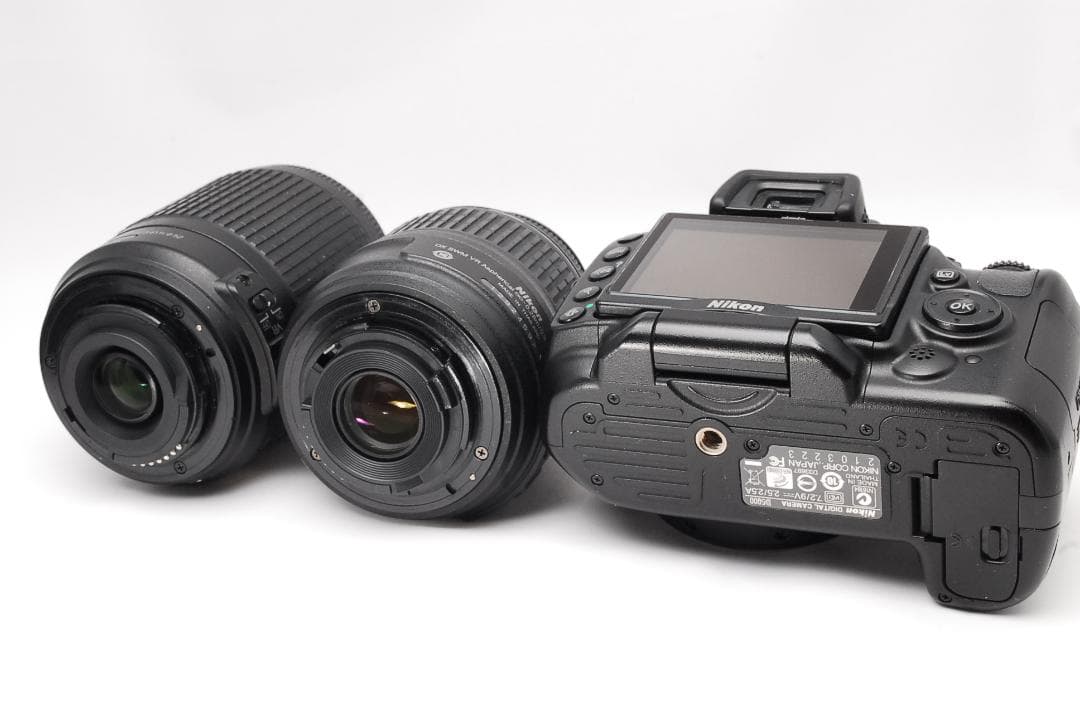Nikon D5000 ♥ダブルレンズキット♥スマホ転送♥デジタル一眼レフ