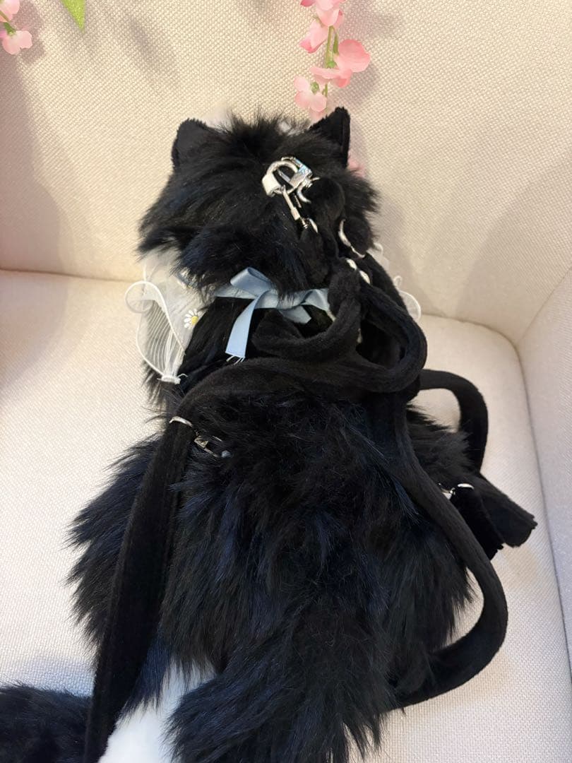 リアルな猫 ぬいぐるみ リュック ハンドメイド