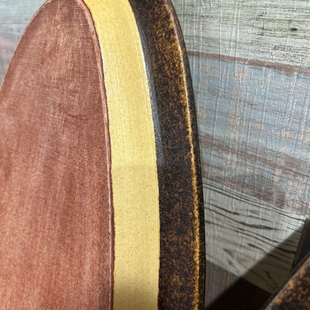 醇窯　高須健太郎　鉄彩/三角リム長皿L✖️2枚