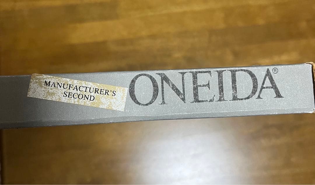 ONEIDA シルバープレート　ガラスライナー　90年代　アメリカ 箱入り