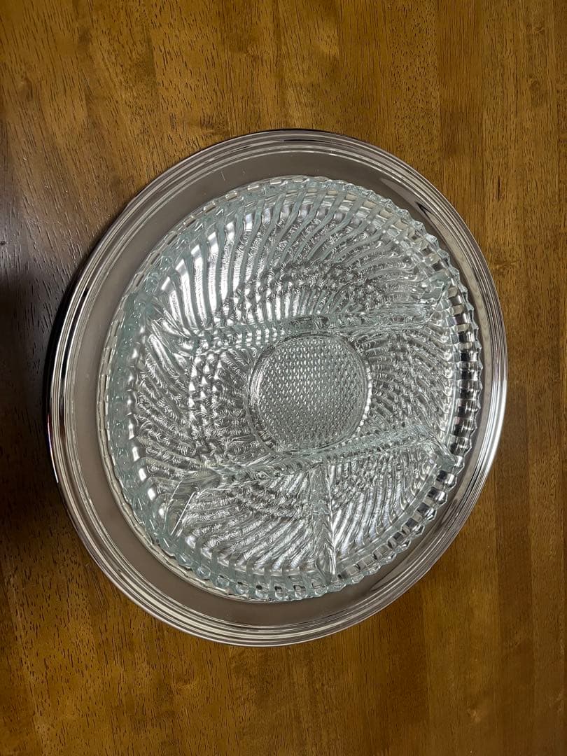 ONEIDA シルバープレート　ガラスライナー　90年代　アメリカ 箱入り