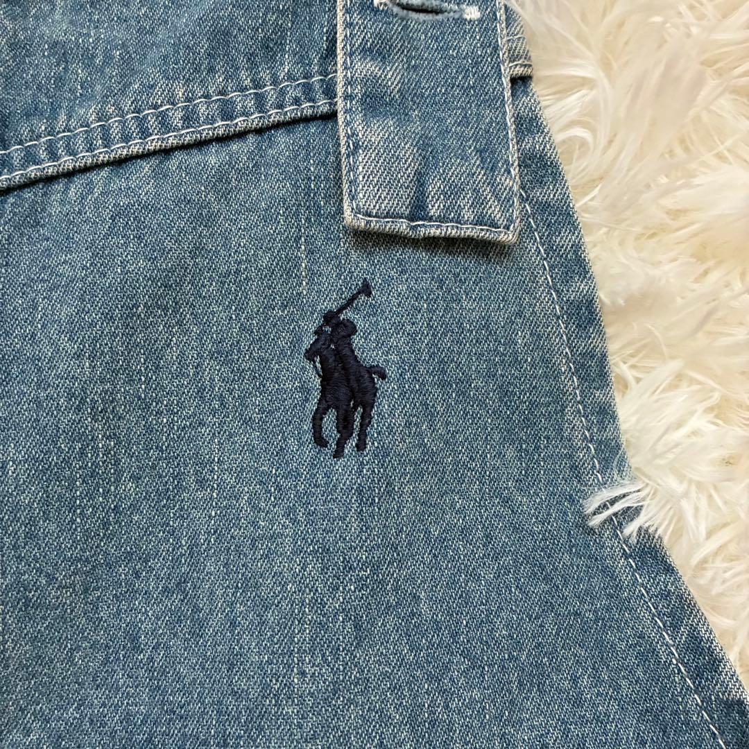 ■美品■ Ralph Lauren ラルフローレン デニム エプロン