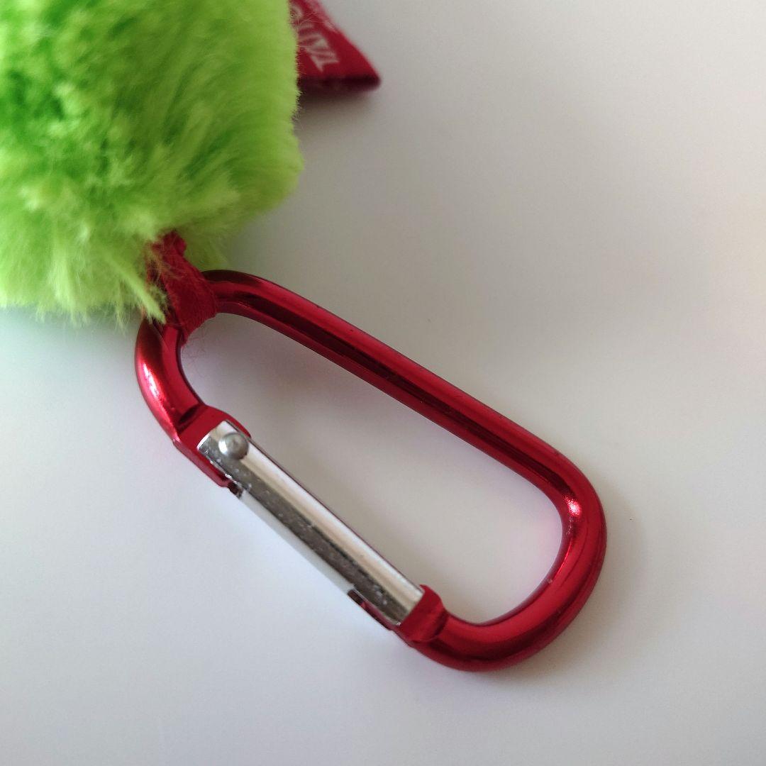 チャックスGP　腕グルーミー　ペンポーチ　ペンケース　グリーン　カラビナ付