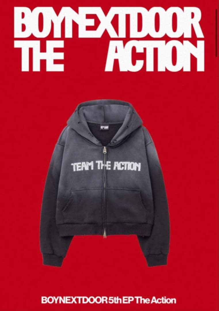 アイドル BOYNEXTDOOR THE ACTION Zip-Up Hoodie
