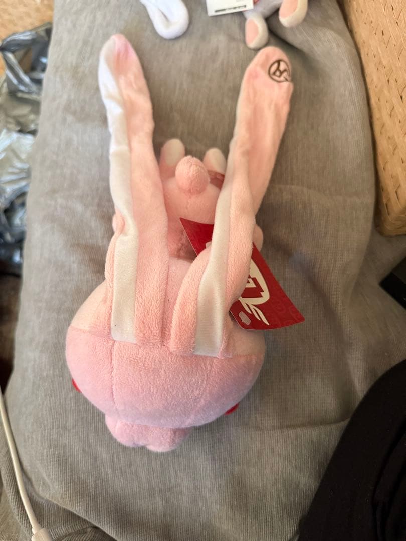 ピンクのウサギぬいぐるみ GEP