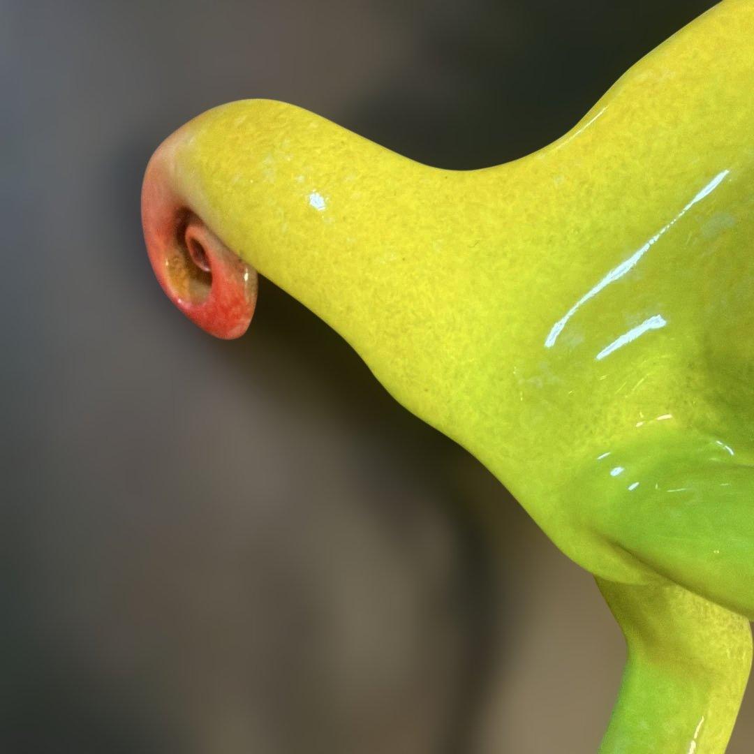 キティのクリッターズ カメリア カメレオン 置物