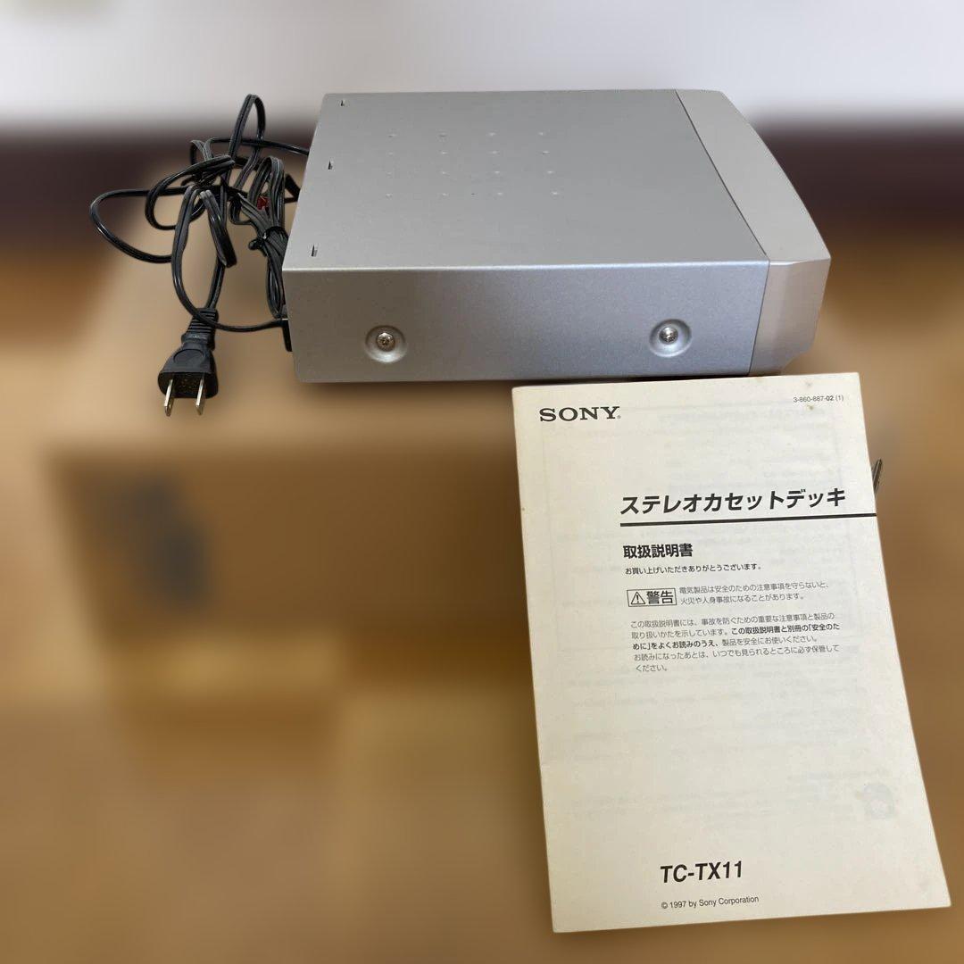 SONY ステレオカセットデッキ TC-TX11
