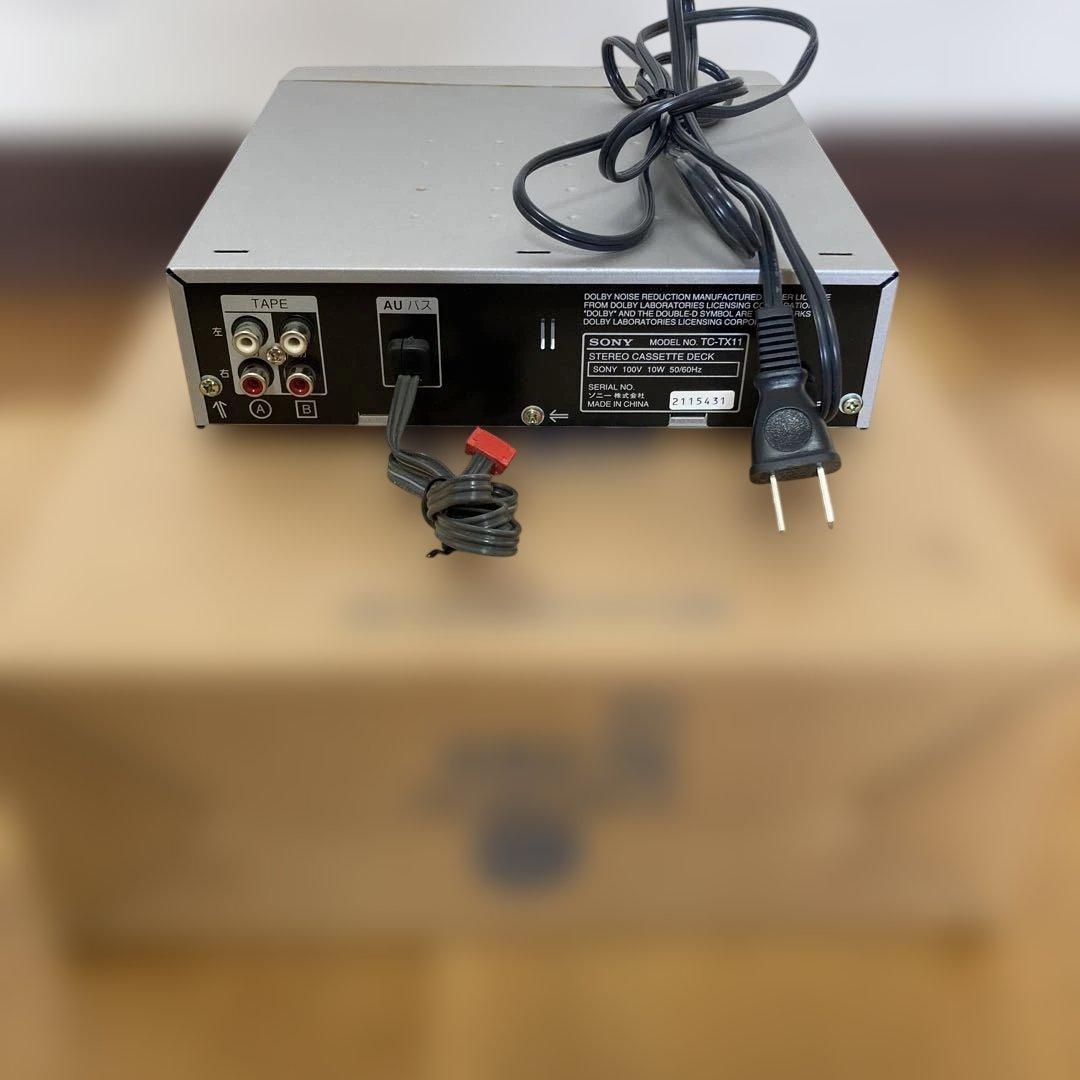 SONY ステレオカセットデッキ TC-TX11