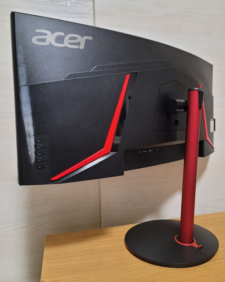 美品　Acer 34インチ湾曲ゲーミングモニター Nitro XZ342CU