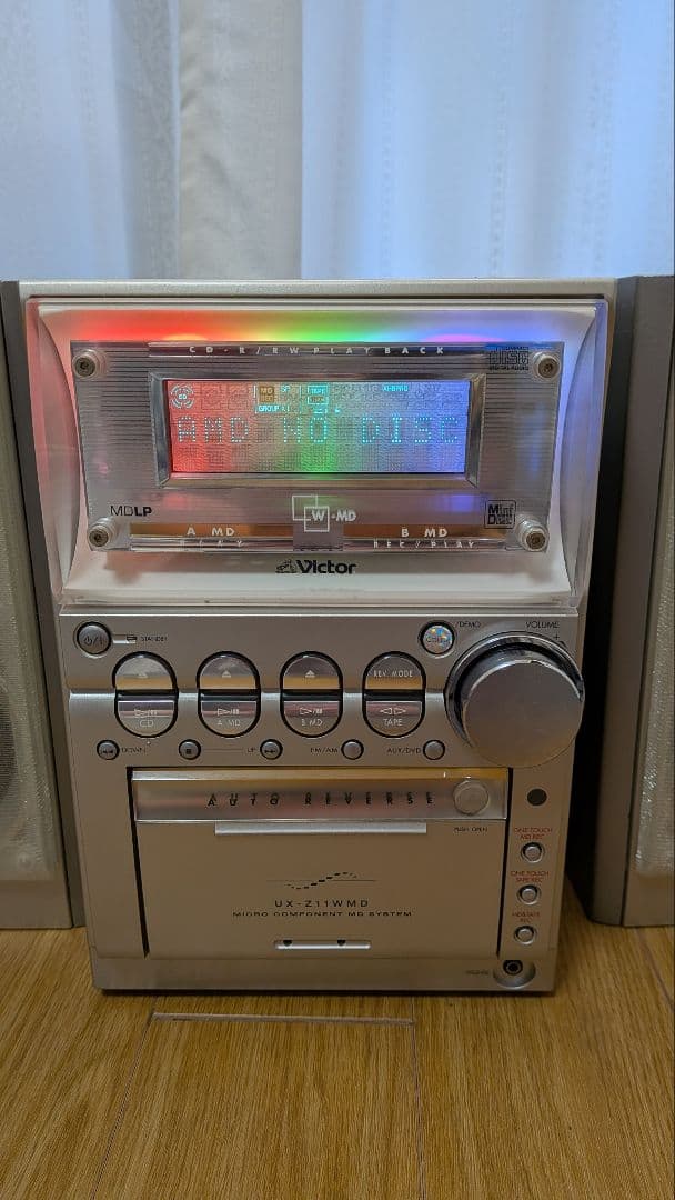 【期間限定】Victor ミニコンポ CDラジオカセットMDデッキ