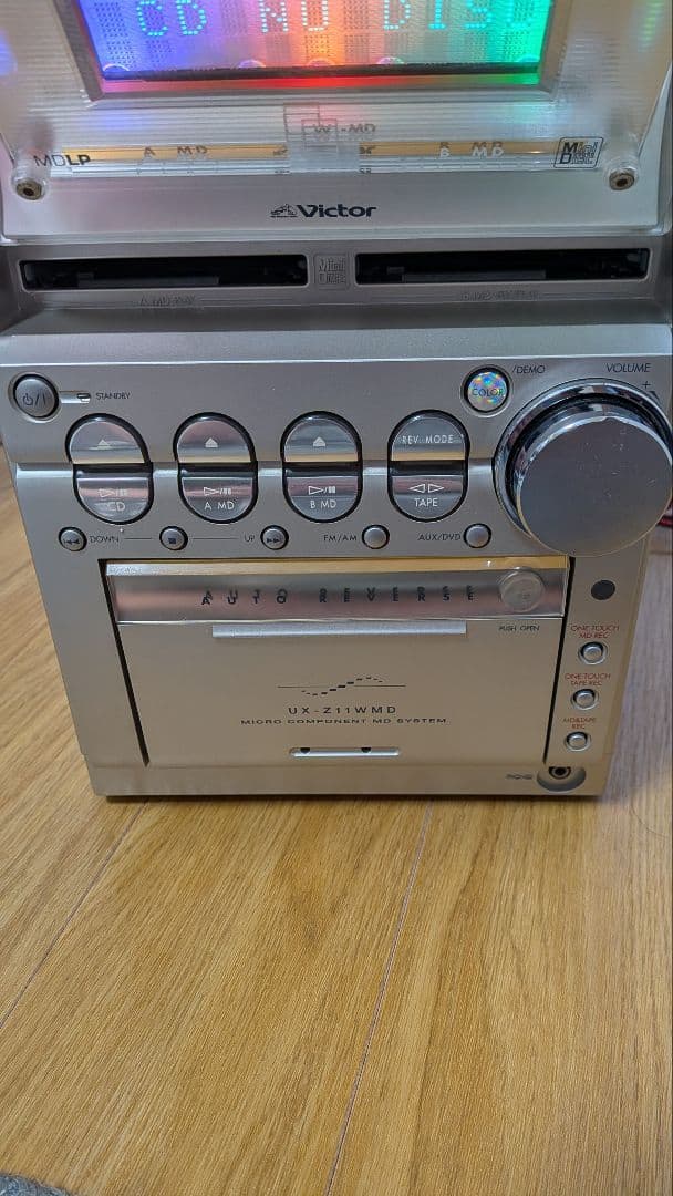 【期間限定】Victor ミニコンポ CDラジオカセットMDデッキ