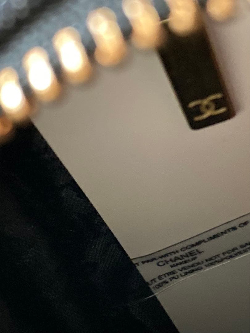 CHANEL ノベルティ デニム ショルダーバッグ ブラック