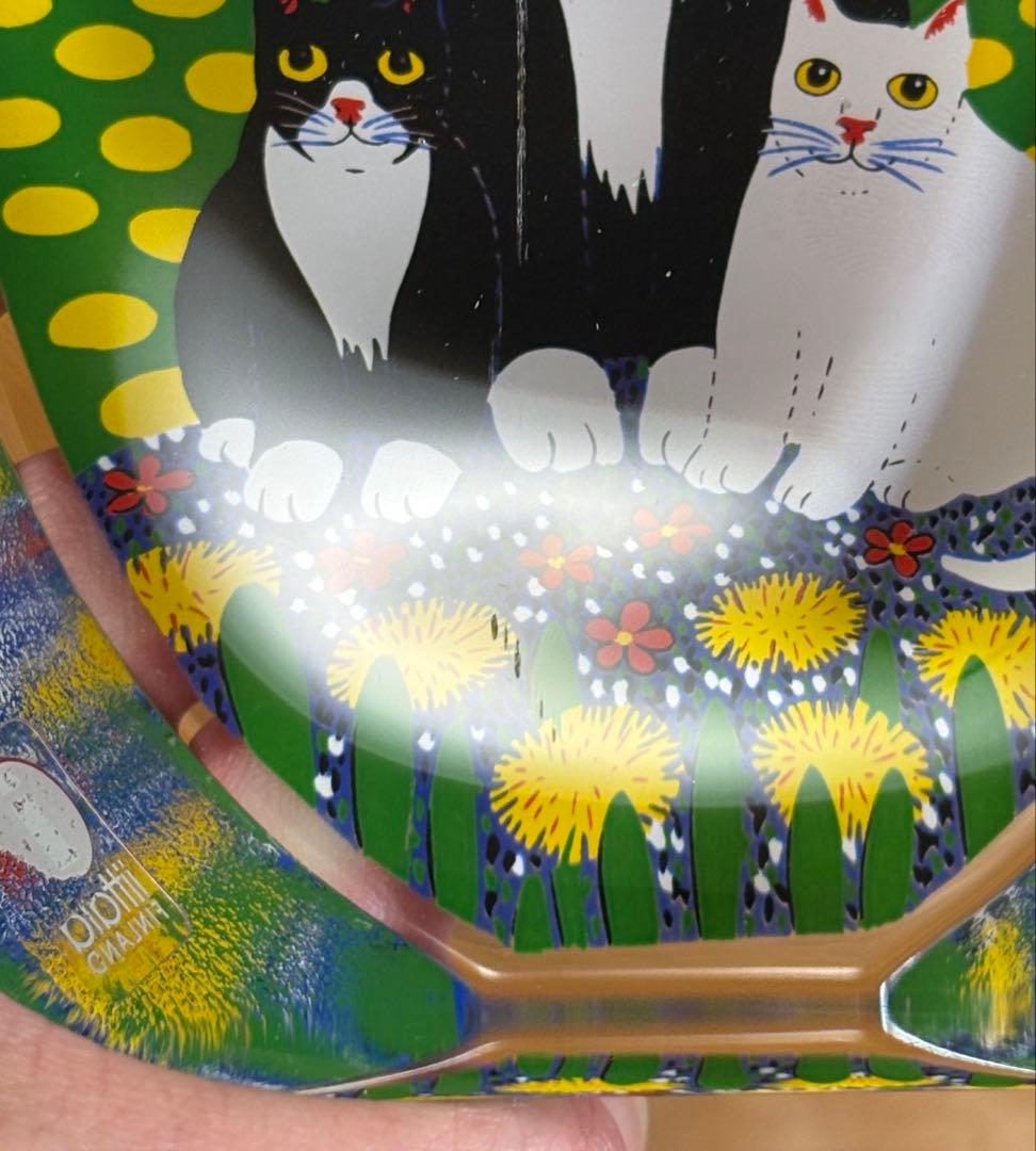  ネコのガラスカード \"Perhepotretti\"