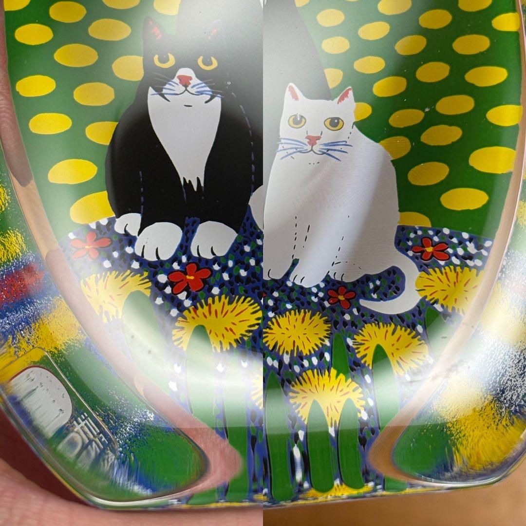  ネコのガラスカード \"Perhepotretti\"