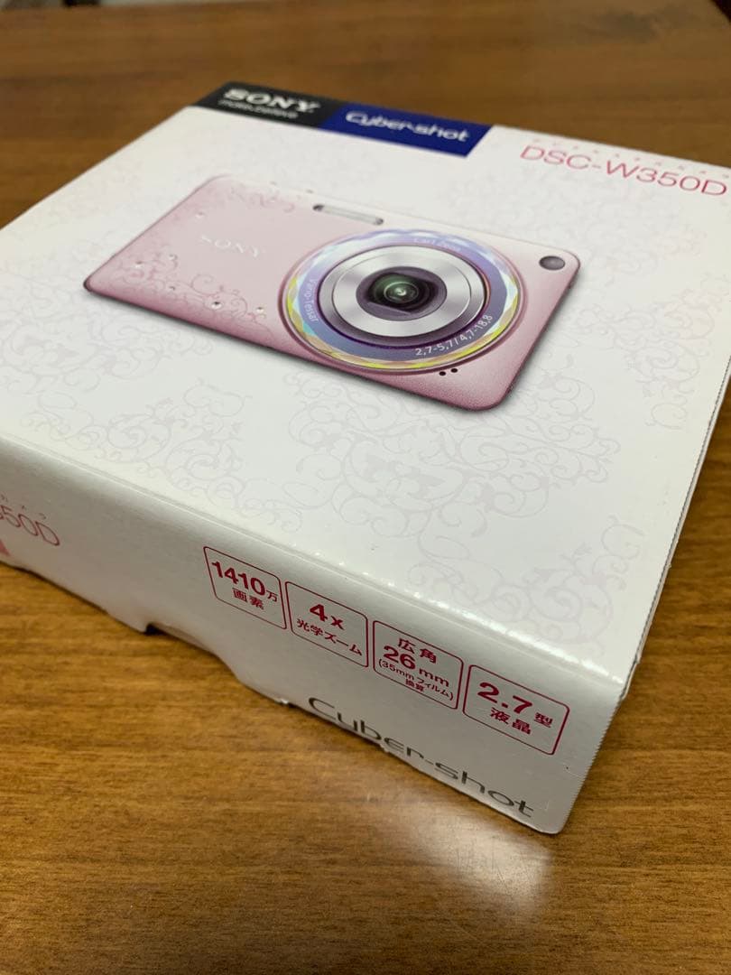 SONY DSC-W350D 1410万画素、広角26mm×光学4倍ズーム