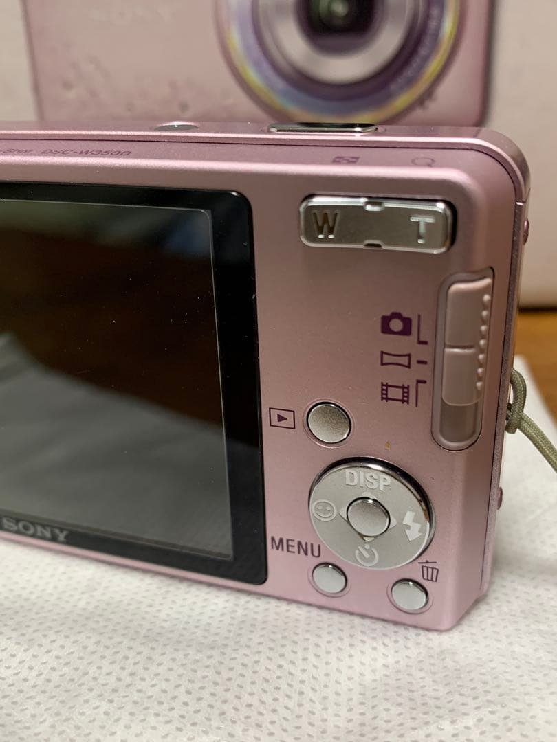 SONY DSC-W350D 1410万画素、広角26mm×光学4倍ズーム