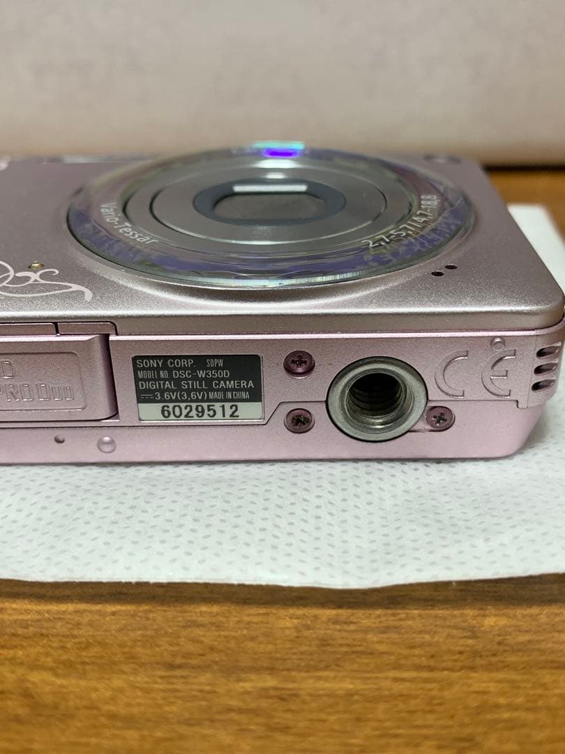 SONY DSC-W350D 1410万画素、広角26mm×光学4倍ズーム