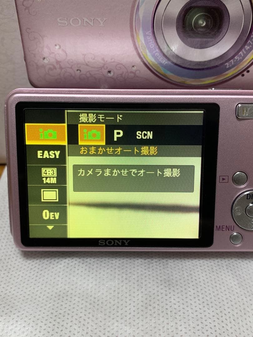 SONY DSC-W350D 1410万画素、広角26mm×光学4倍ズーム