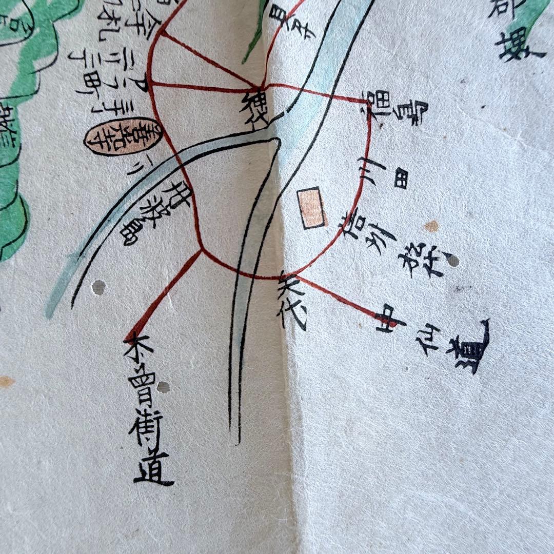 2239様感謝‼️秘蔵蔵出し‼️江戸古地図不世出越後地勢　村員早見地図愛蔵史料　新潟