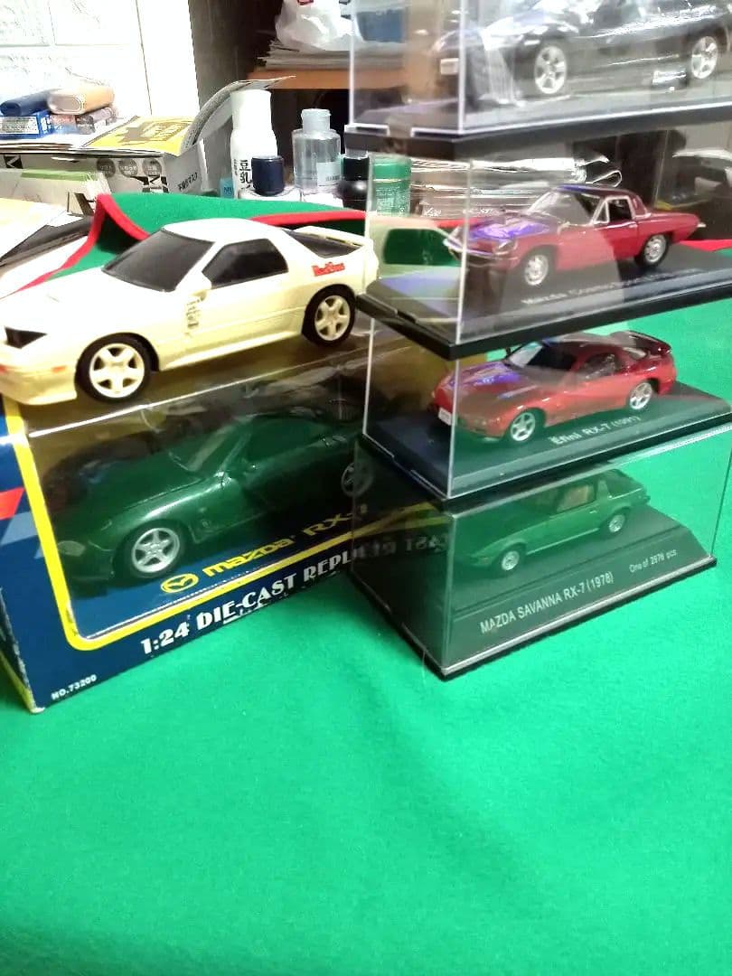 Mazda RX-7とRX-8 コスモ6台セット