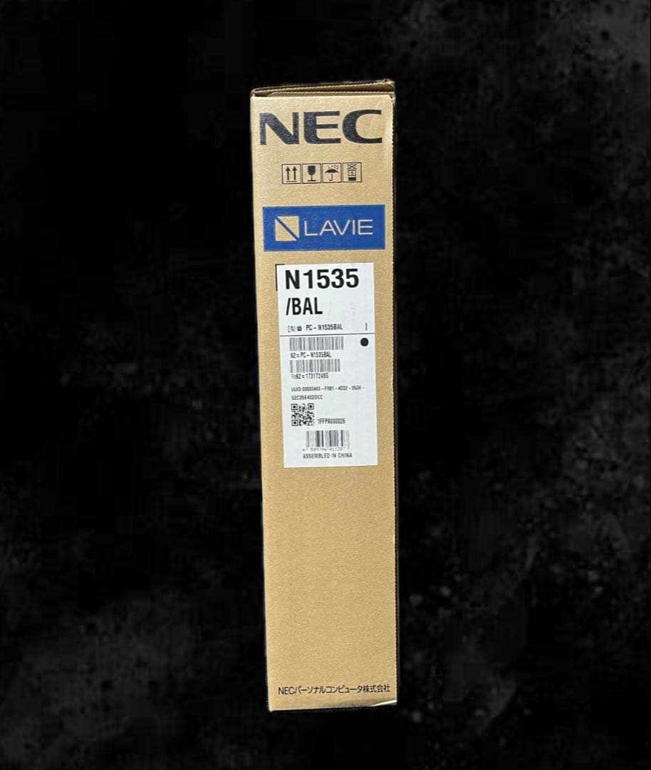 数回使用 NEC LAVIE N1535BAL ノートPC nec n15