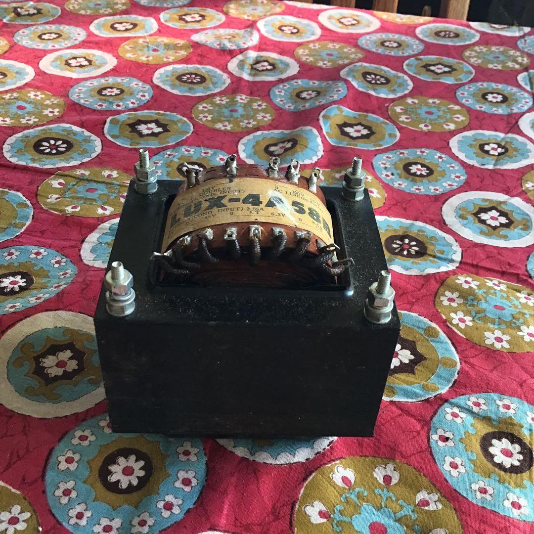 LUX 4A58 トランス　アンプ　オーディオ　真空管　ラックスマン