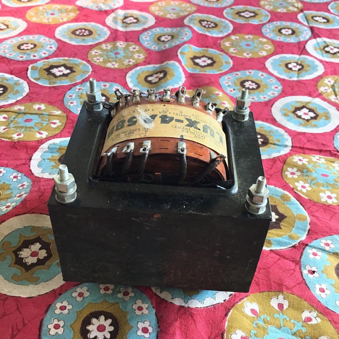 LUX 4A58 トランス　アンプ　オーディオ　真空管　ラックスマン