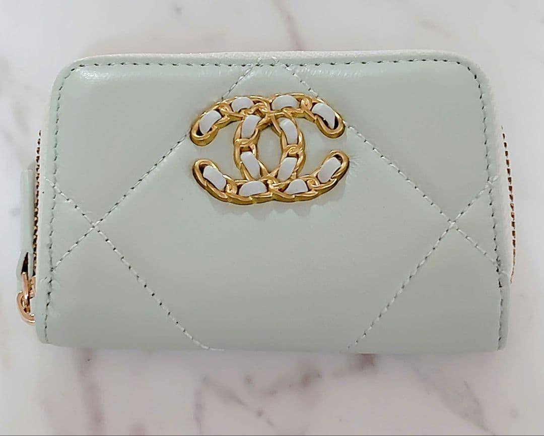 CHANEL☆ノベルティ☆カードケース☆ミントグリーン☆