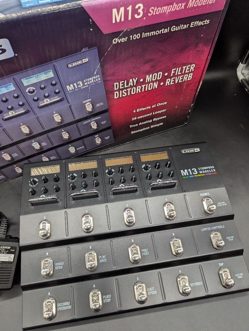 【動作良好】LINE6 Stompbox Modeler M13　エフェクター