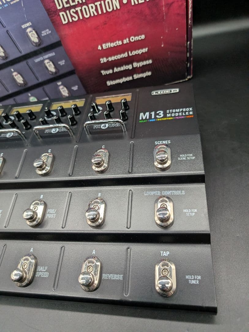 【動作良好】LINE6 Stompbox Modeler M13　エフェクター