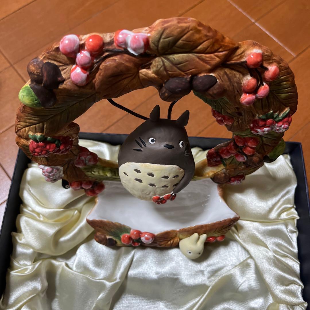となりのトトロ陶器リース(花受け)