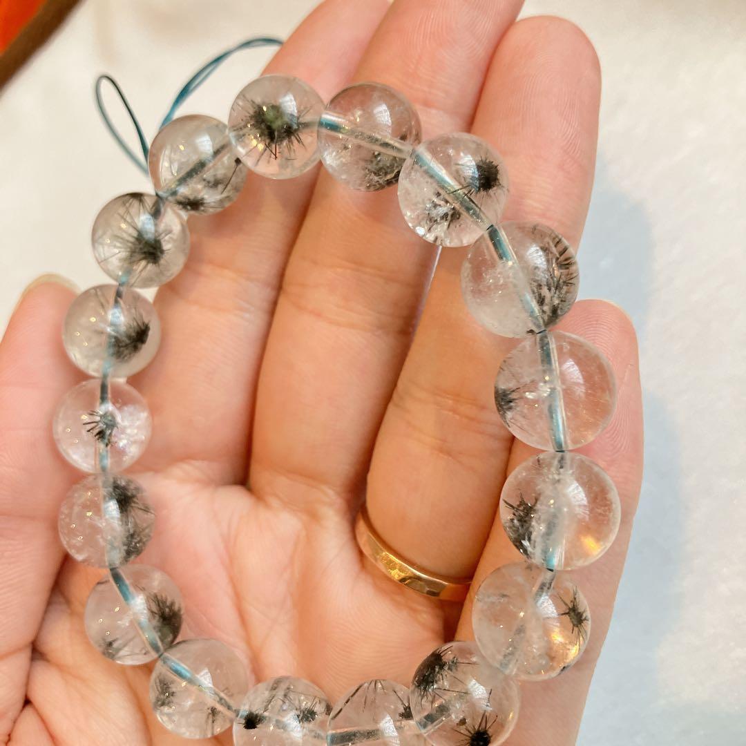 大玉。ホーランダイトインクォーツ ブレスレット ウニ