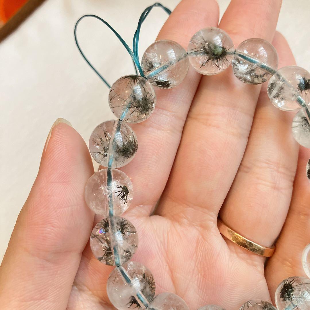 大玉。ホーランダイトインクォーツ ブレスレット ウニ