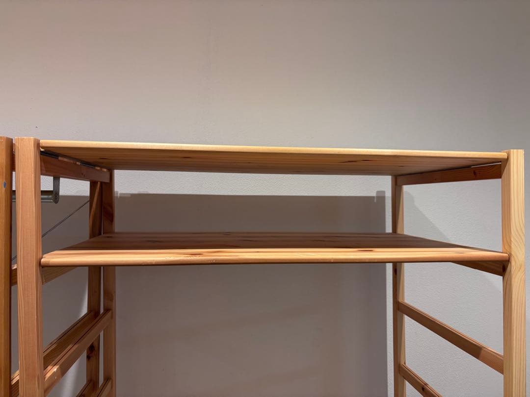 ⭐️美品⭐️２つセット⭐️無印⭐️パイン材ユニットシェルフ・ワードローブ