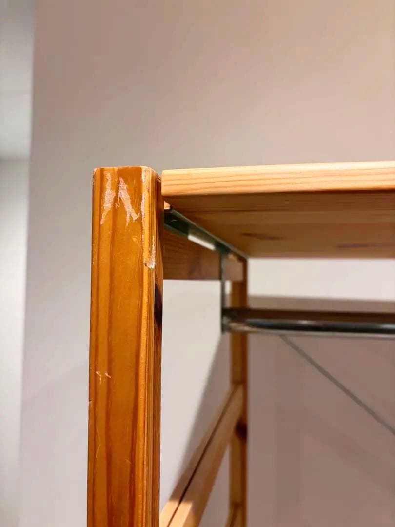 ⭐️美品⭐️２つセット⭐️無印⭐️パイン材ユニットシェルフ・ワードローブ