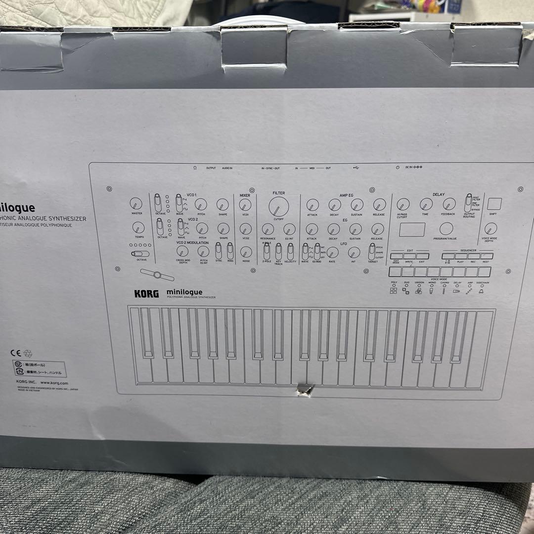 KORG minilogue アナログシンセサイザー 37鍵