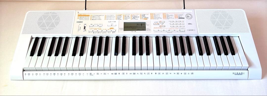 値下げCASIO カシオ 61鍵盤 電子ピアノ 光ナビゲーション ※マイク未使用