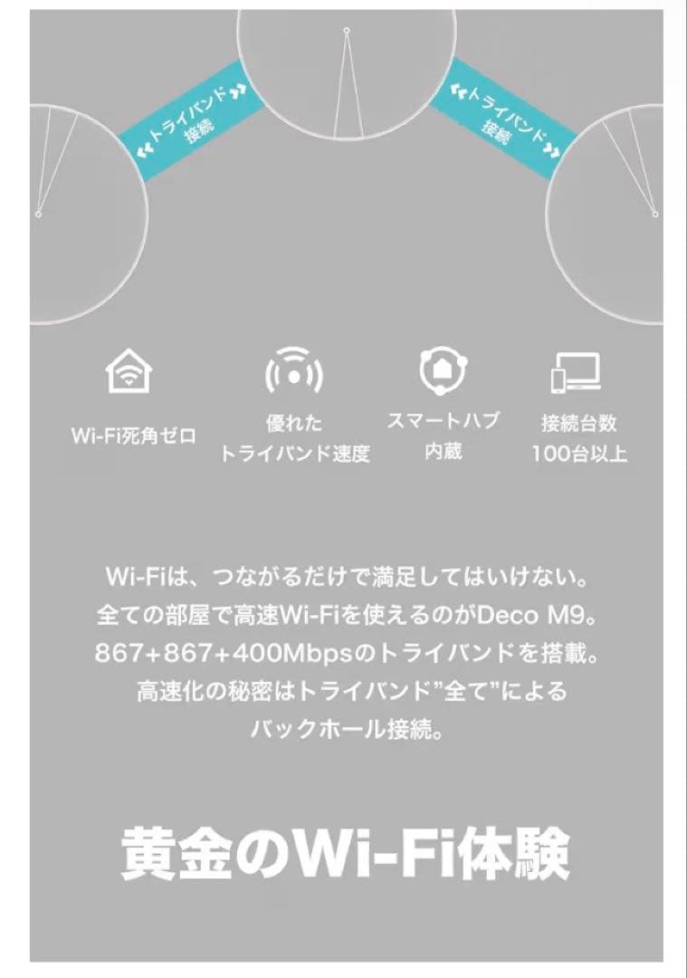 丘*ー様 【美品】Tp-Link Deco M9 Plus V2、壁掛けマウント