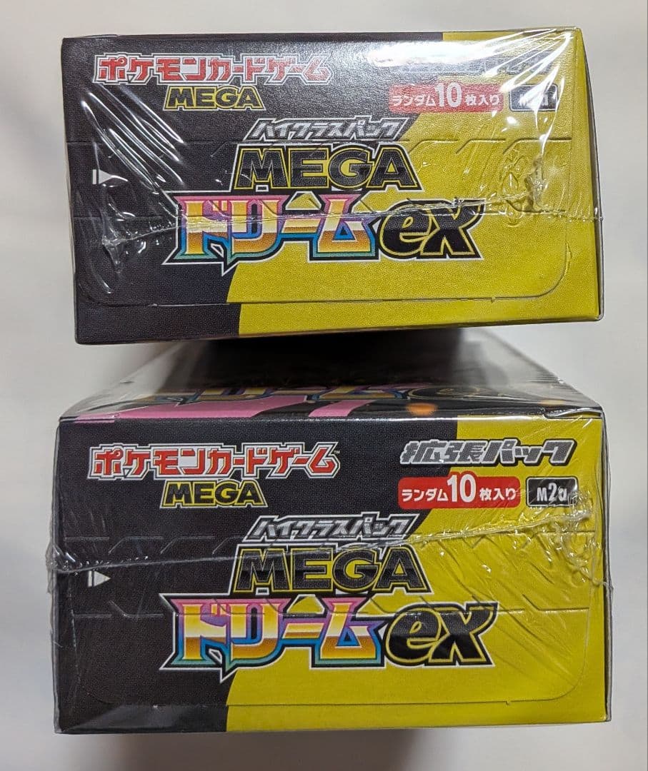 ポケカ　MEGAドリームex　新品未開封シュリンク付き　2ボックス