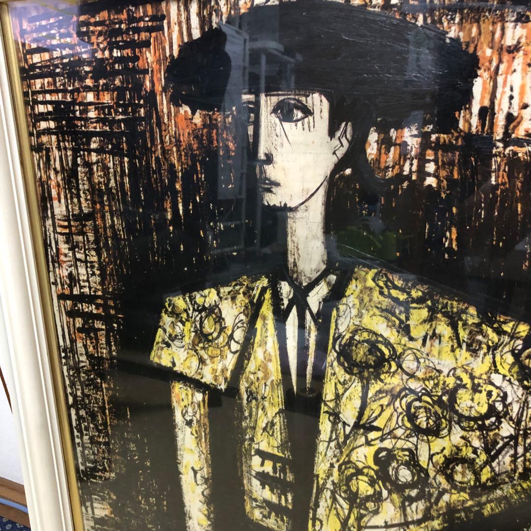 n*i様 ベルナール•ビュッフェ 闘牛士 マタドール 絵画 リトグラフ 1960